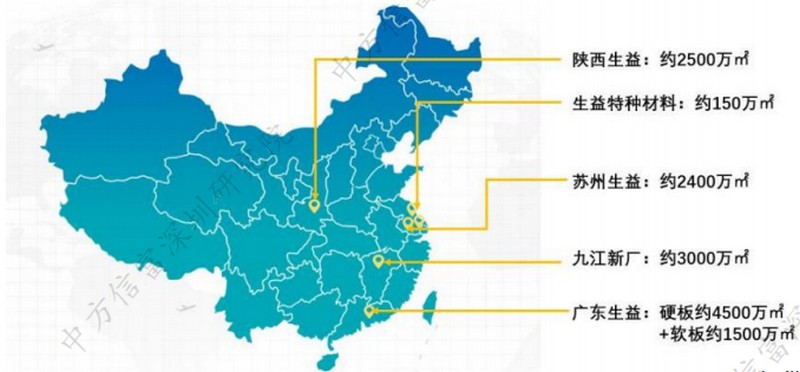 生益科技6个CCL生产基地产能