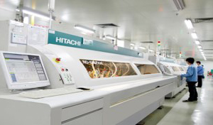 PCB钻孔车间