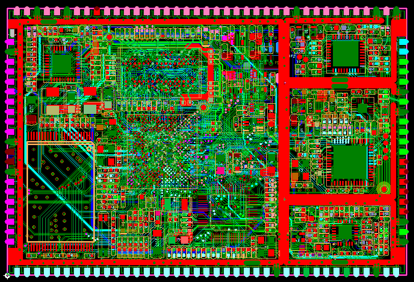 PCB半孔板主要用在核心板和模块上