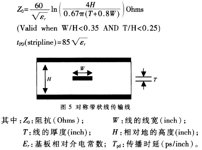 对称带状线传输线