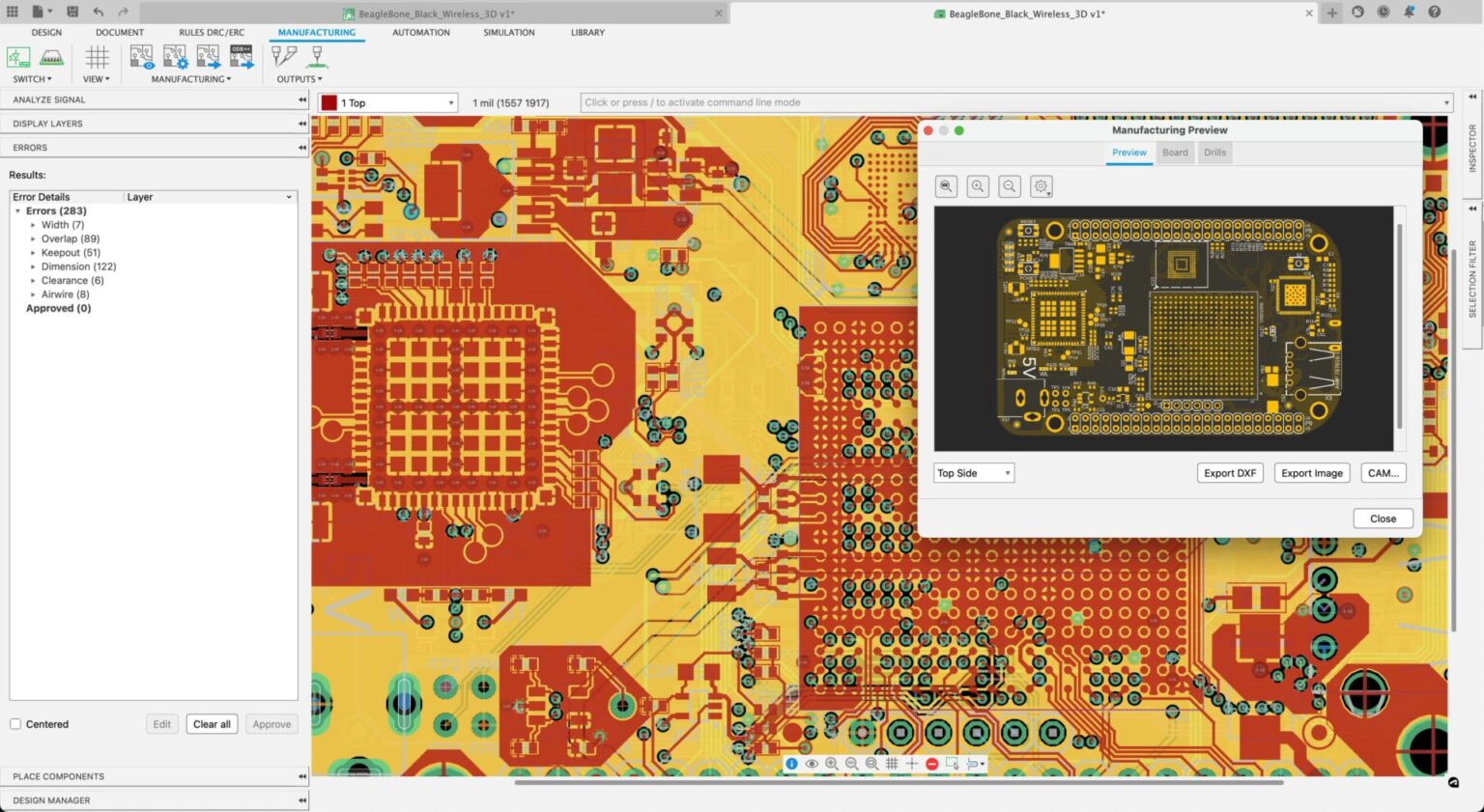 PCB制造预览